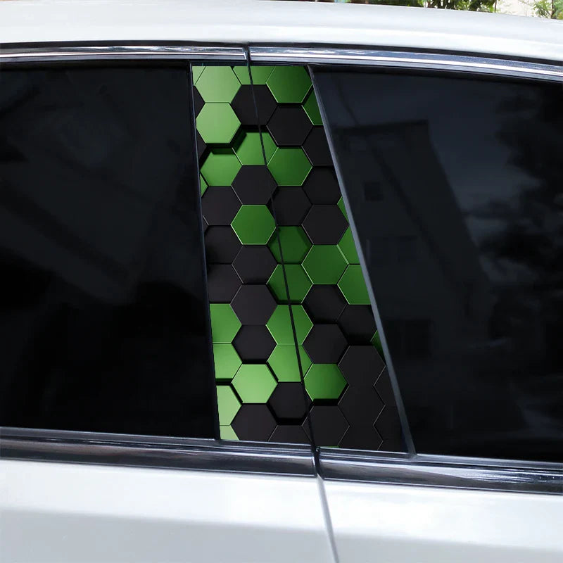 Auto stickers - Hexagonaal design voor een unieke uitstraling