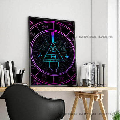 Dierenposter met realistische details