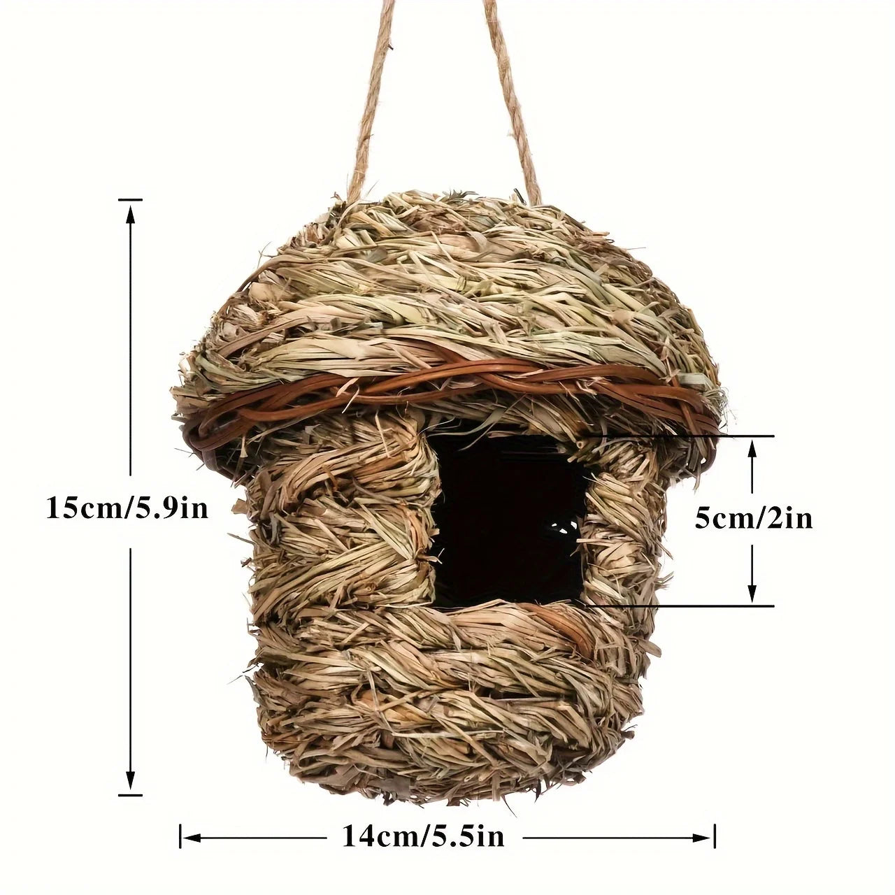 Welkoop vogelhuisje met scharnierend dak – Makkelijk schoon te maken