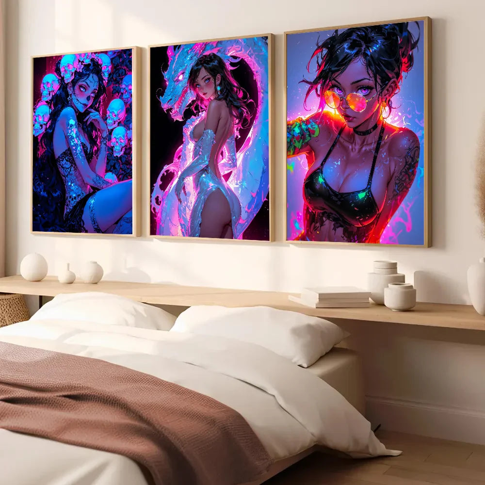 Poster met bloemen – Romantisch en zacht