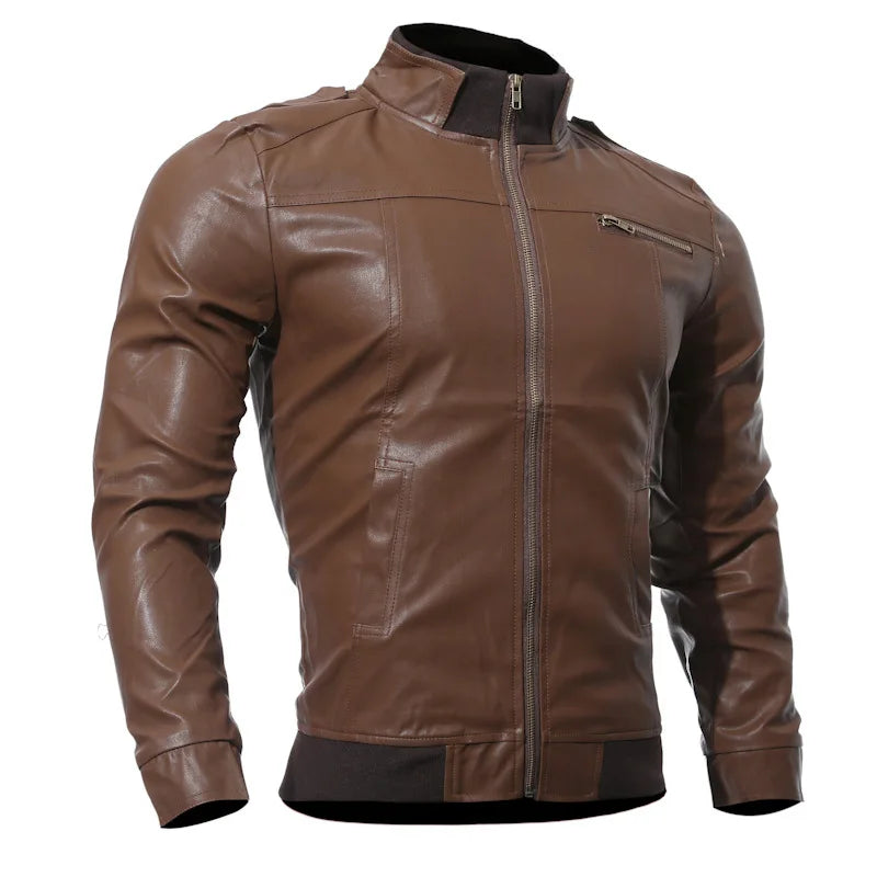 Vintage leren jas voor heren – Authentieke look