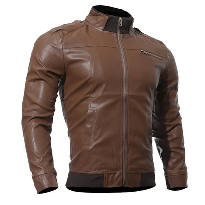 Vintage leren jas voor heren – Authentieke look