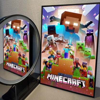 Kinderkamer poster met ruimte en planeten