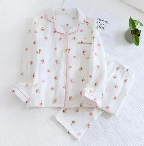 Dames pyjama set in trendy kleuren