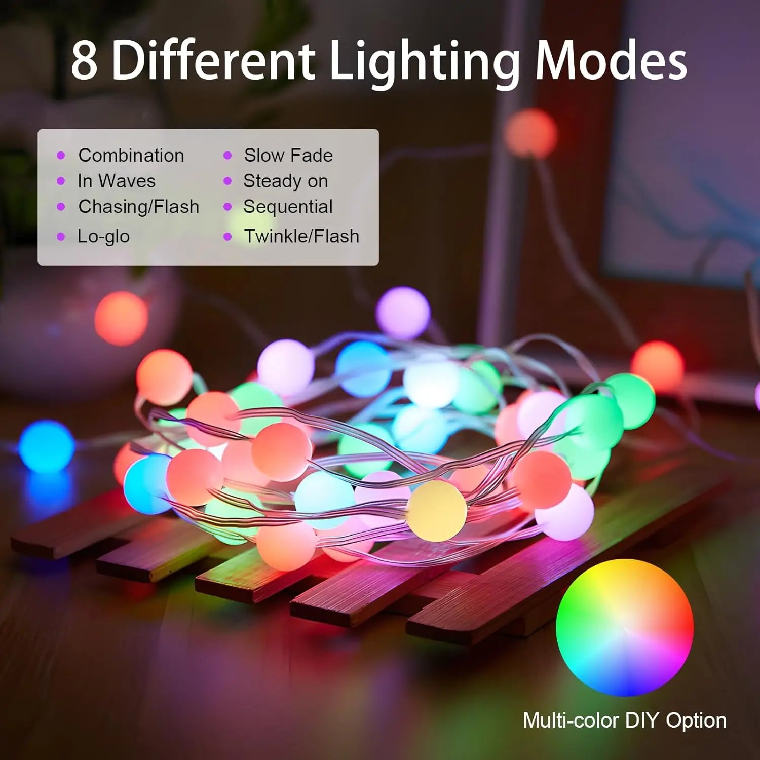 Transparante licht slinger – Voor een subtiel effect