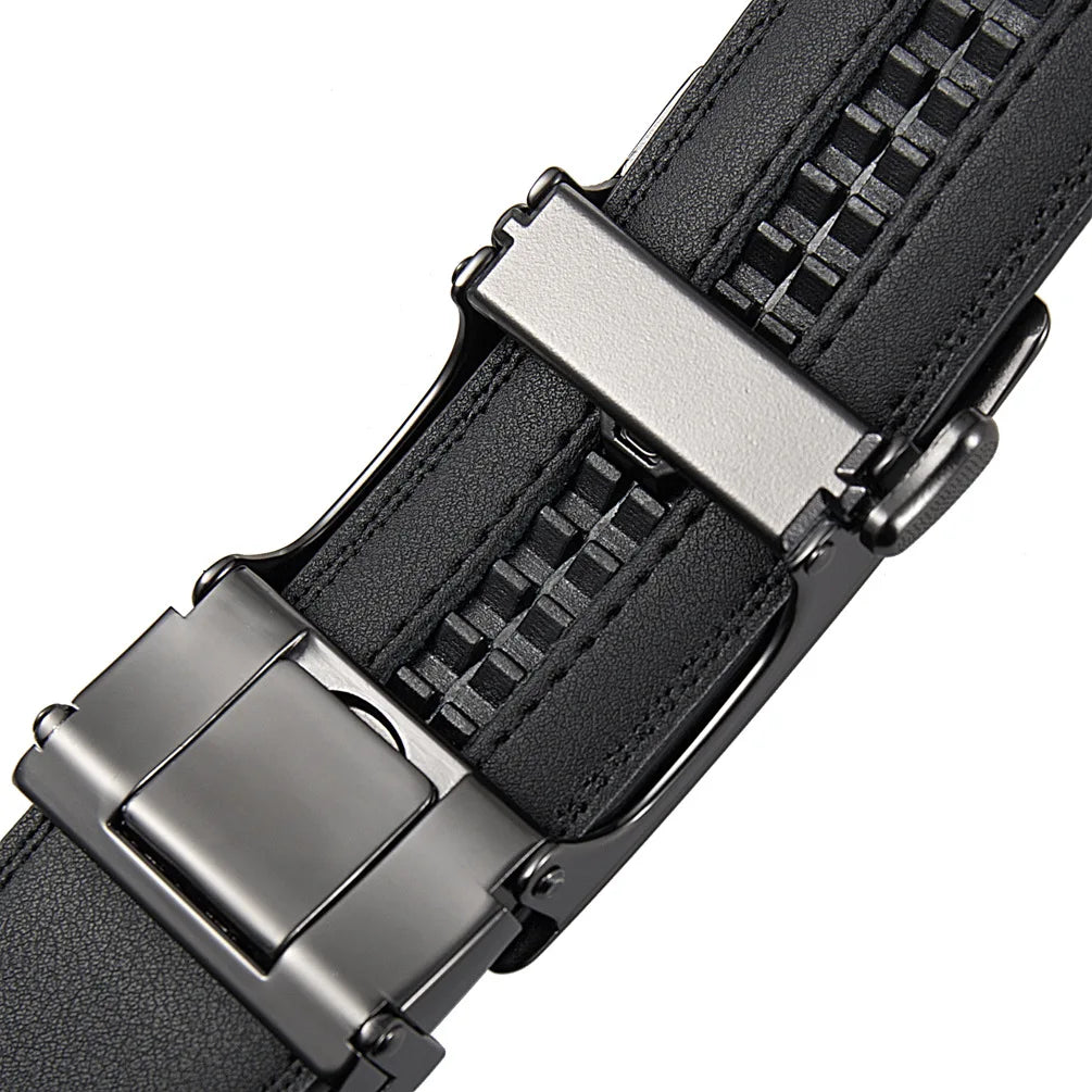 Riem heren met subtiele stiksels en textuur