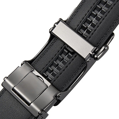 Riem heren met subtiele stiksels en textuur