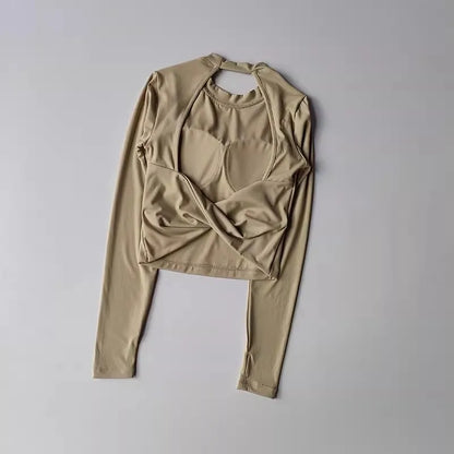 Stretch yoga kleding met hoge taille voor dames