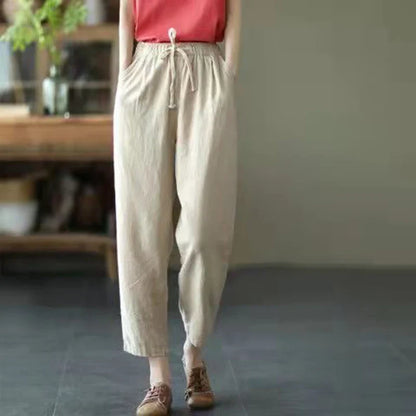 Linnen broek dames met split – Subtiel en stijlvol detail