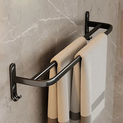 Zwevend handdoekrek voor moderne badkamer – Minimalistisch design