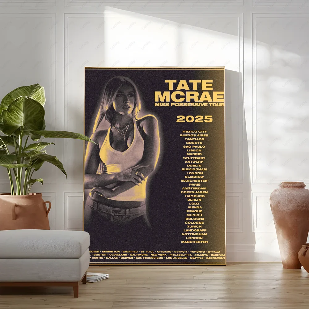 Woonkamer poster met rustgevende kleuren