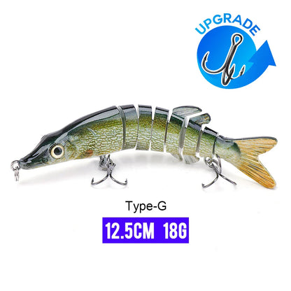 Swimbaits met realistische zwemslag