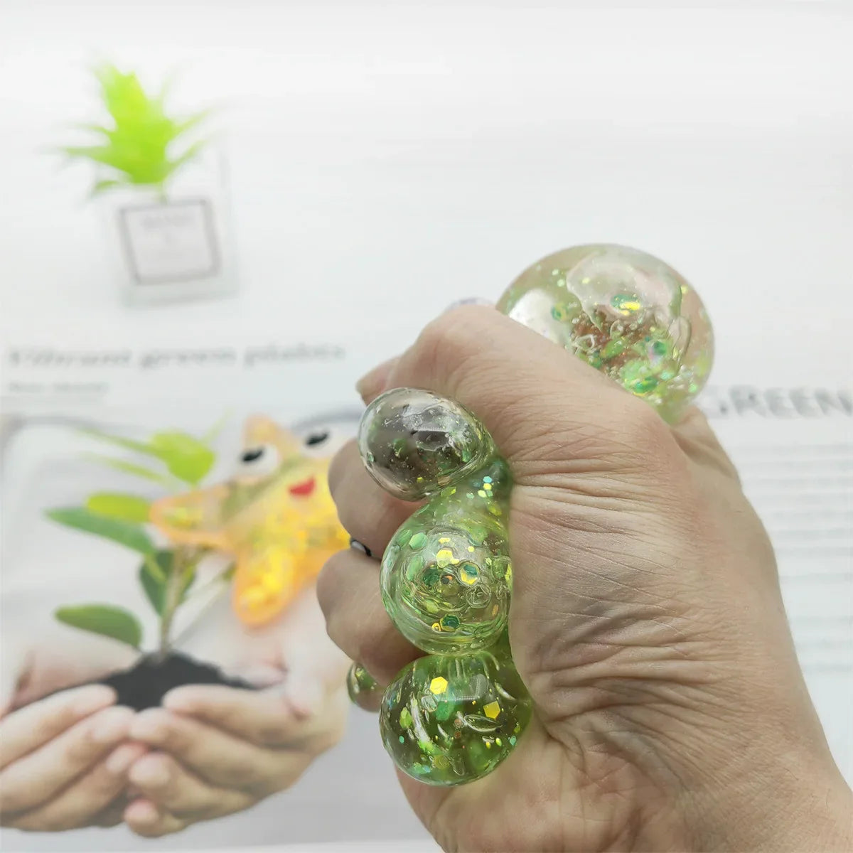 Stressbal met stressreducerende gelkern