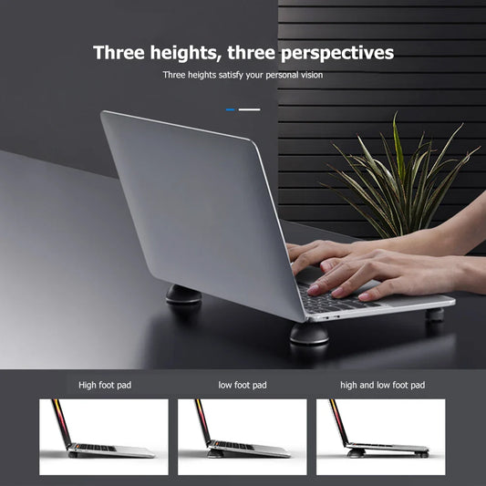 Laptopstandaard met verbeterde luchtcirculatie