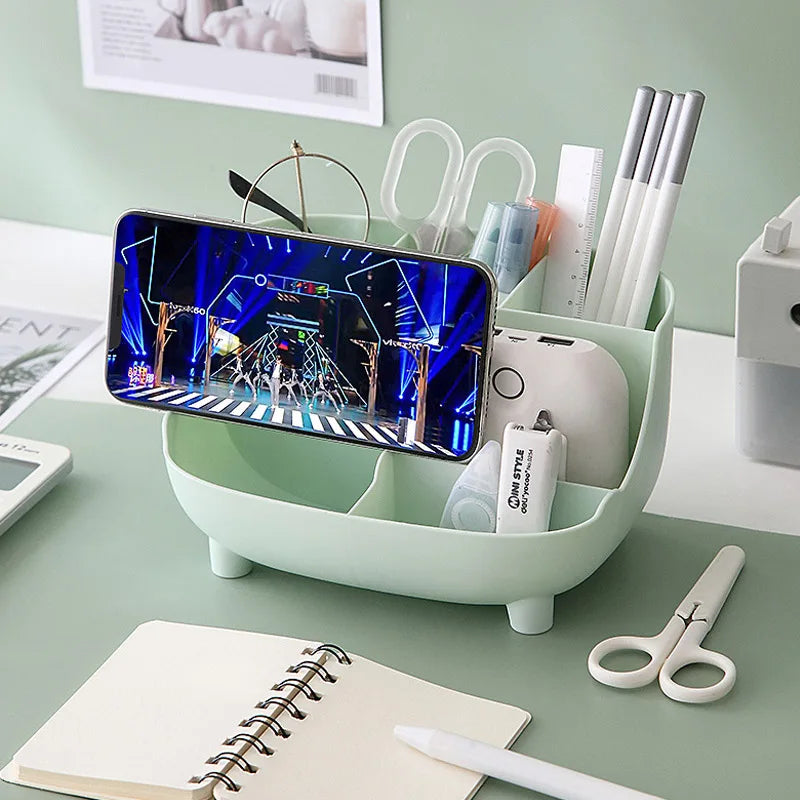 Flexibele desk organiser met modulair design