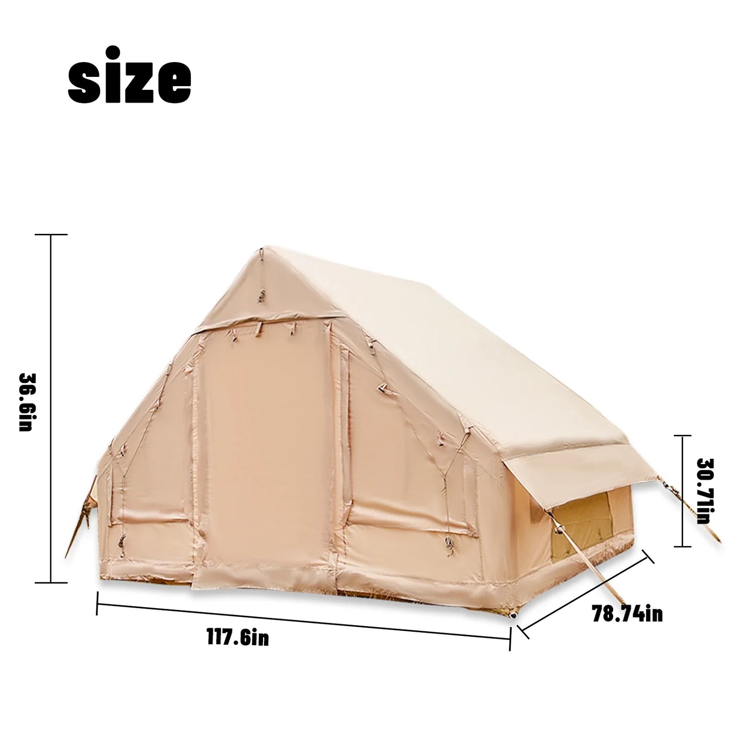Camping tent voor 3 personen – Compact en ruim