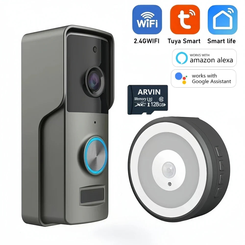 Deurbel met camera en scherm – Zie direct wie er aanbelt