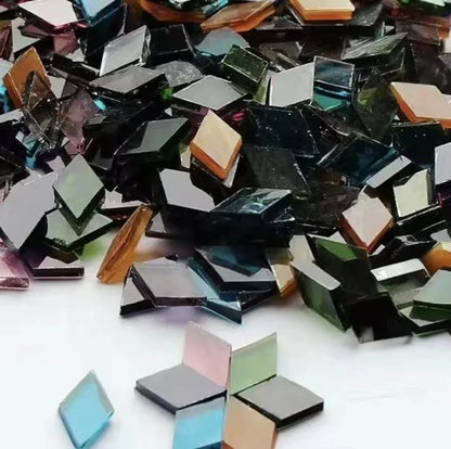 Kleurige mozaiek hobby steentjes – Creatieve vrijheid