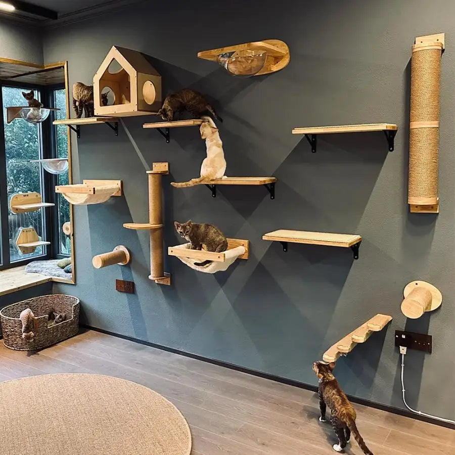 Kattenpaal met dikke sisalpalen – Extra sterk