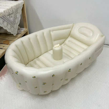Standaard babybadje met opbergnet
