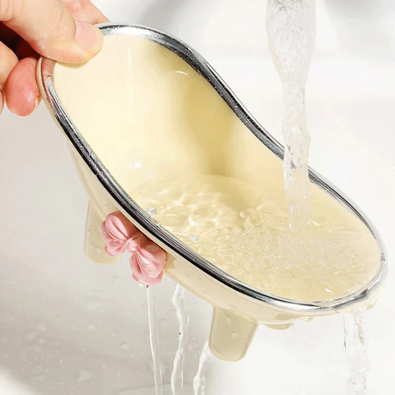 Zeep houder met natuurlijke uitstraling – Perfect voor spa sfeer