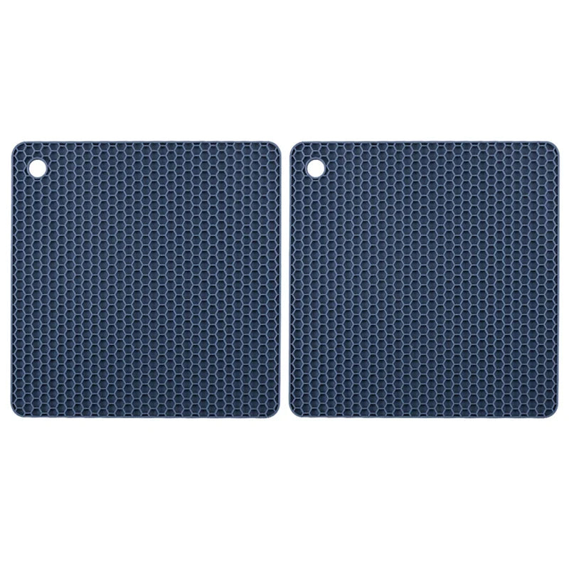 Onderzetters pan met siliconen noppen – Antislip en hittewerend