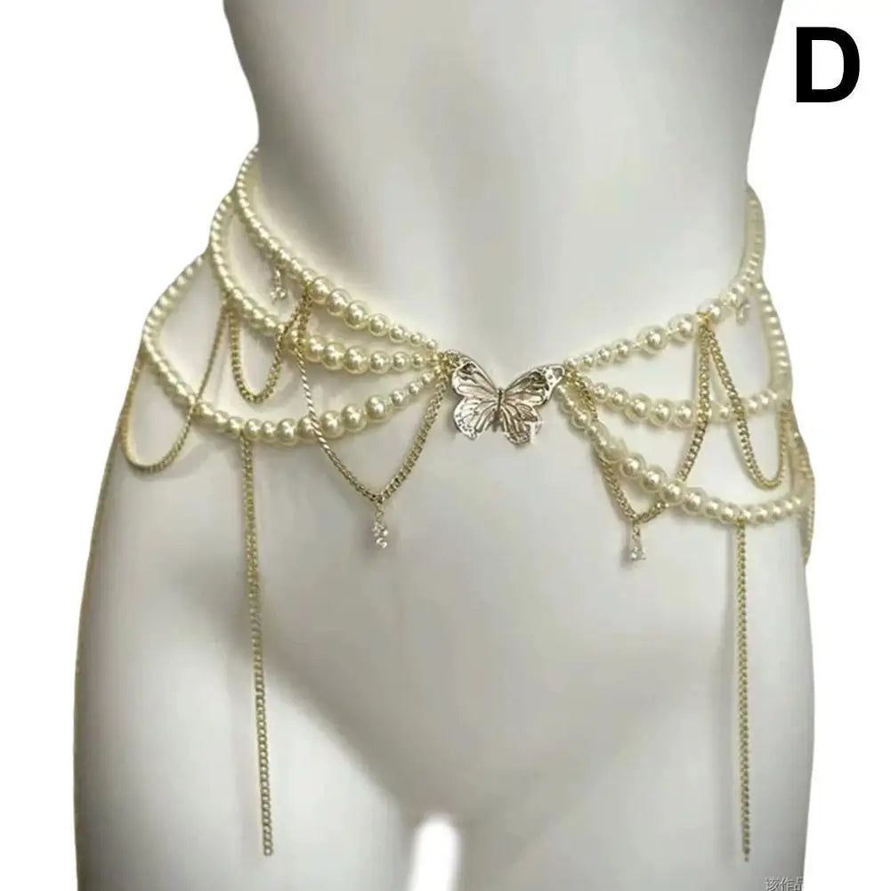 Riem dames met matte gesp in bronskleur