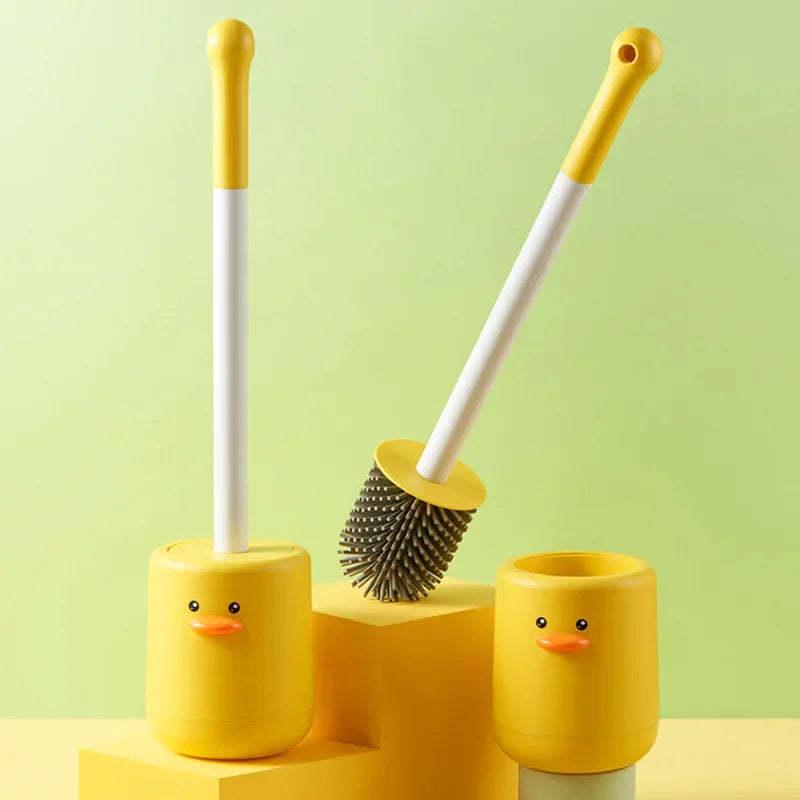 Toiletborstel met houder in betonlook – Stoer design