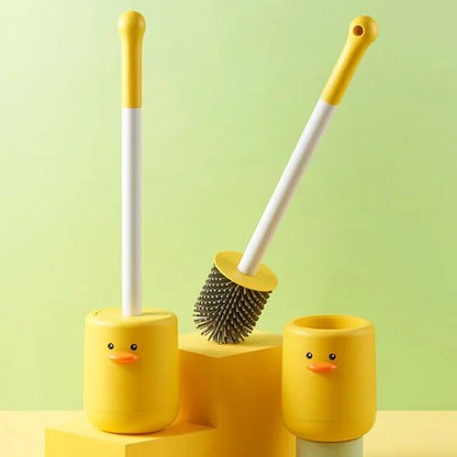 Toiletborstel met houder in betonlook – Stoer design