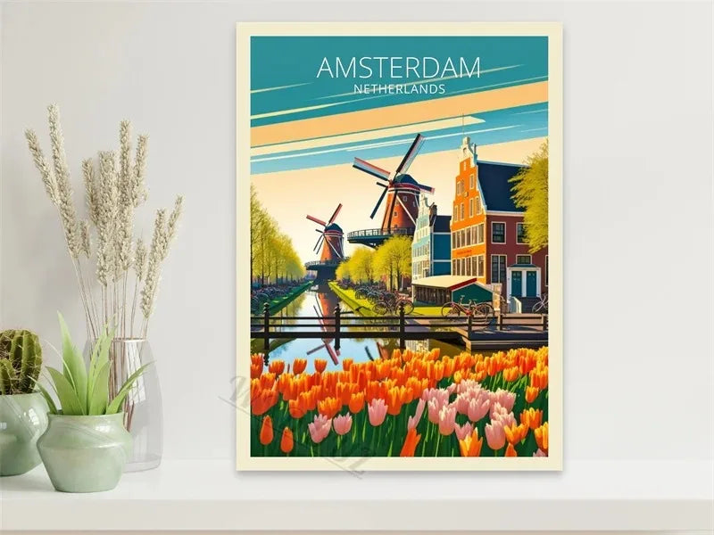 Kinderkamer poster met ruimte en planeten