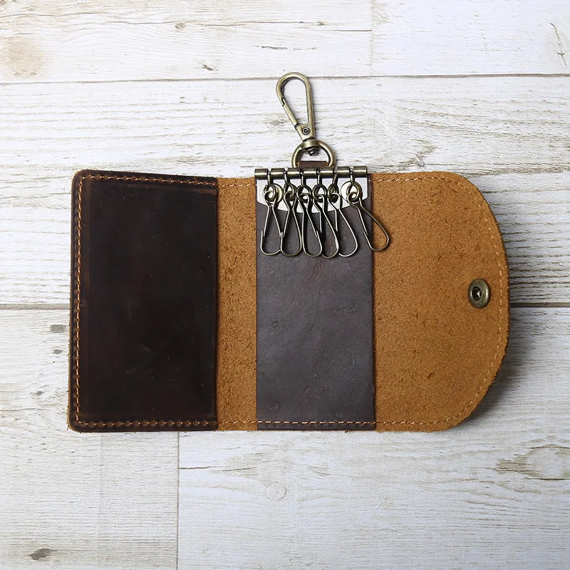 Leren portemonnee heren met vintage look – Karaktervol design