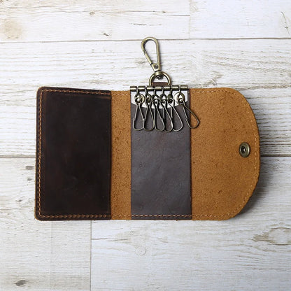 Leren portemonnee heren met vintage look – Karaktervol design