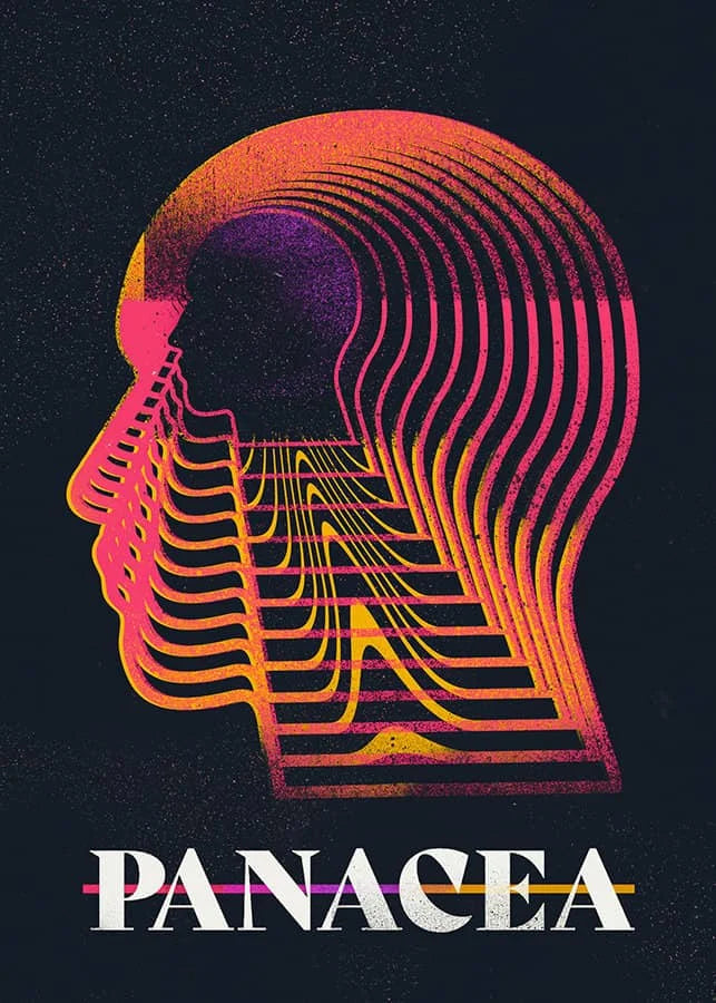 Vintage wereldkaart poster