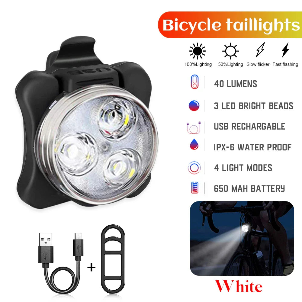Fietslamp met waterafstotende behuizing