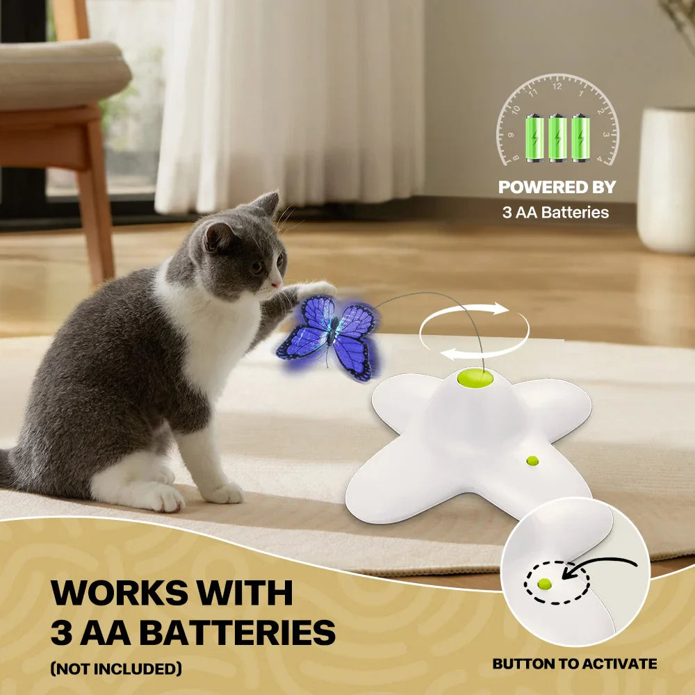 Kattenspeeltje aan stokje – Samen interactief spelen