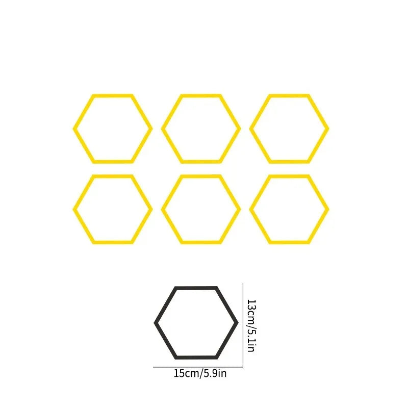 auto stickers - hexagon design voor unieke styling