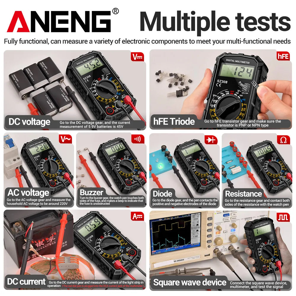 Multimeter met snelle opstarttijd