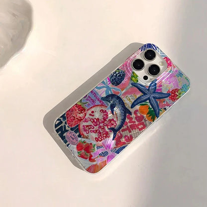 Luxe leren telefoon hoesje met magneetsluiting