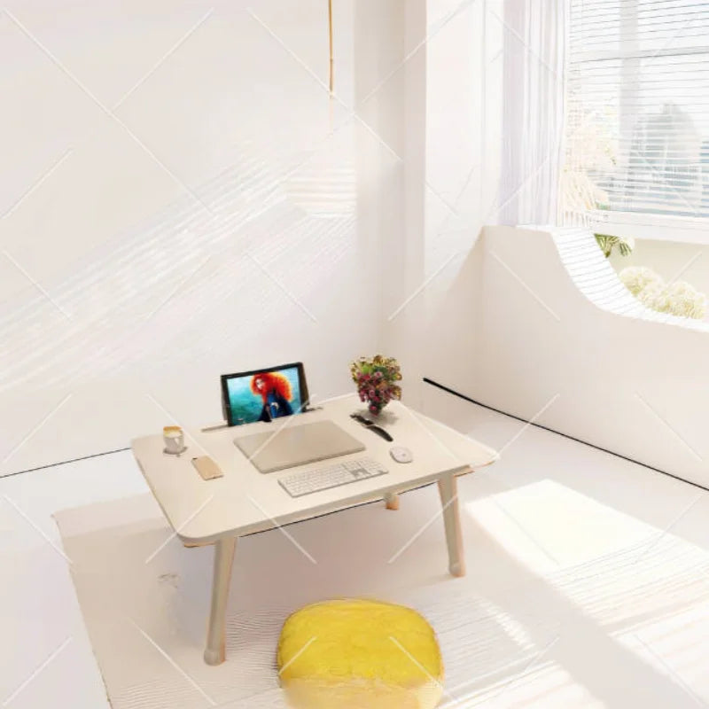 Compact schootdienblad met stijlvolle print