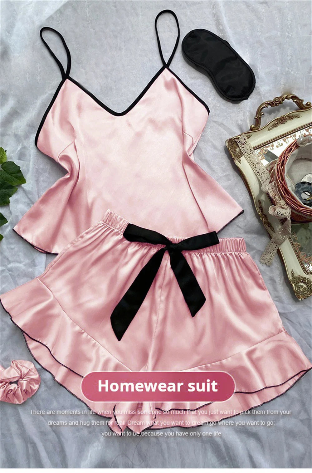 Dames pyjama set met bijpassende sokken