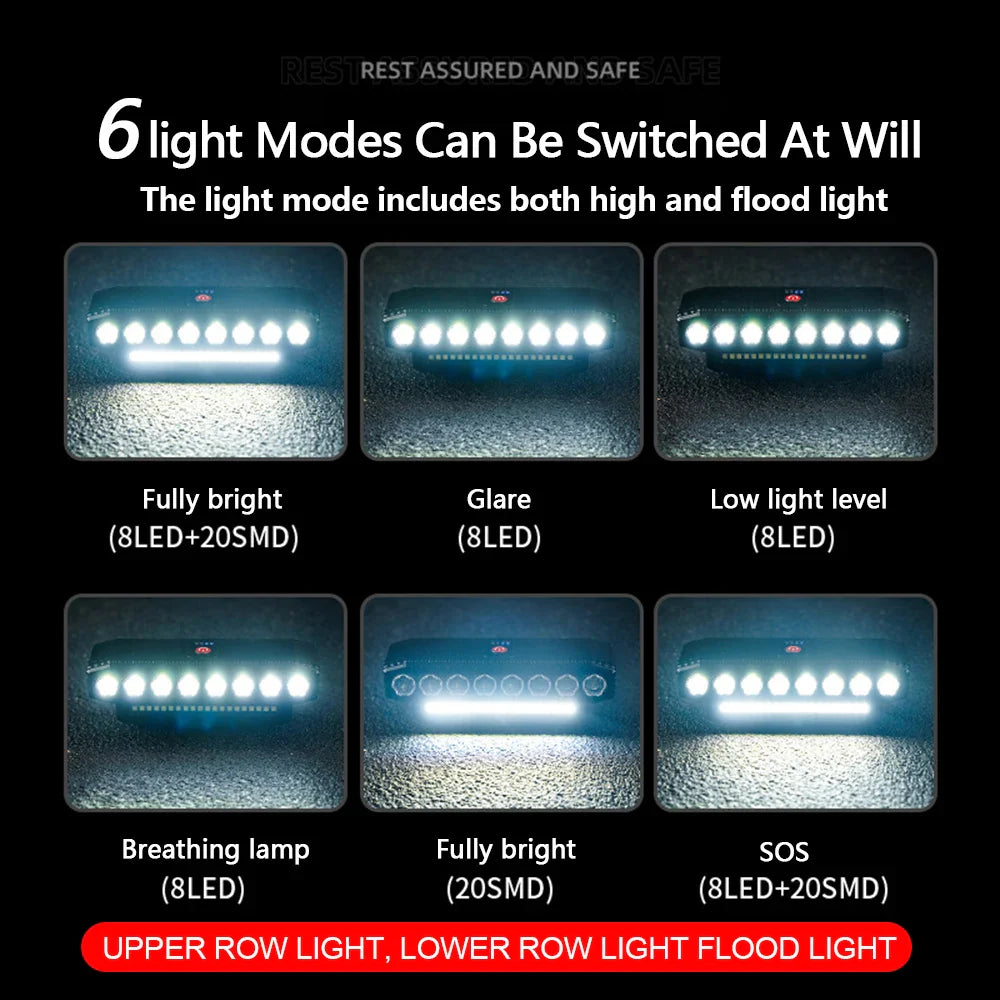 Fietslamp met focuslens voor gerichte verlichting