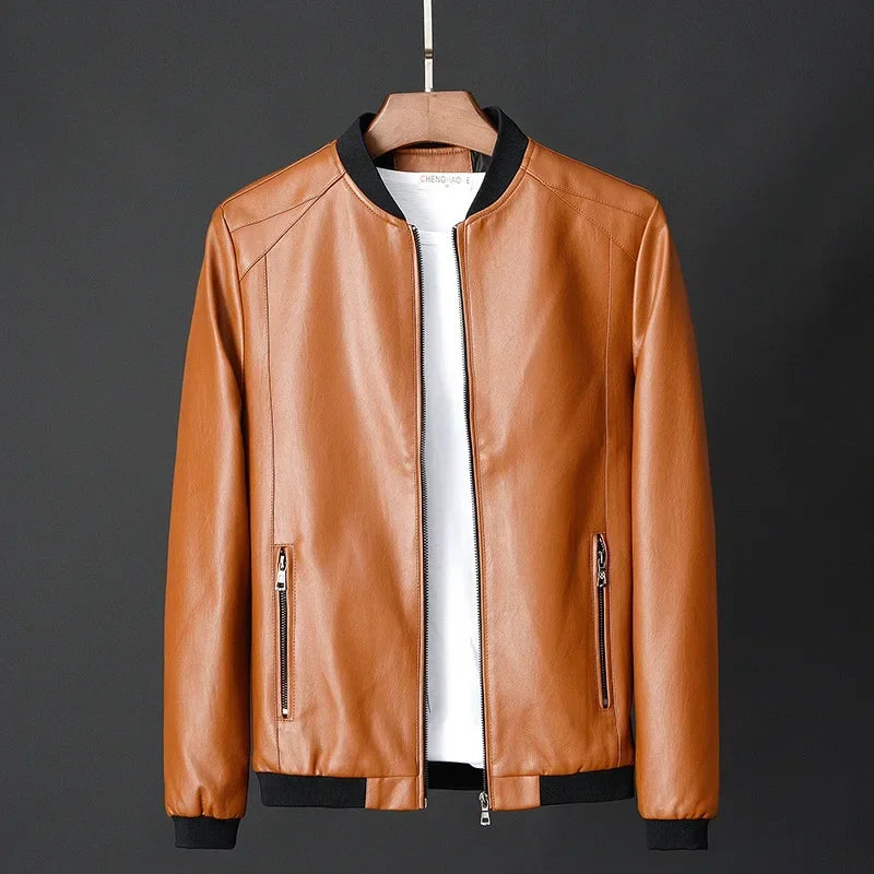 Stoere leren jas heren – Een echte eyecatcher