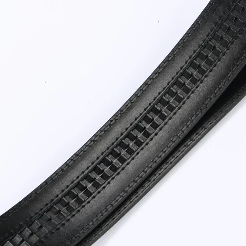 Moderne riem heren met matte metalen gesp