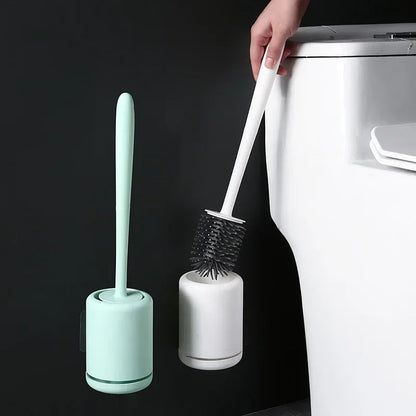 Toiletborstel met houder en deksel – Voor hygiëne en netheid