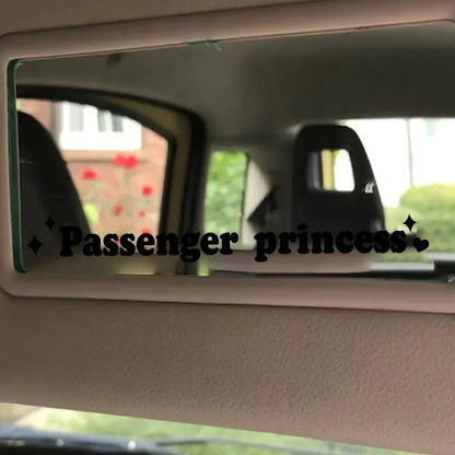 Auto stickers - Passenger Princess achterruit decoratie voor persoonlijke flair