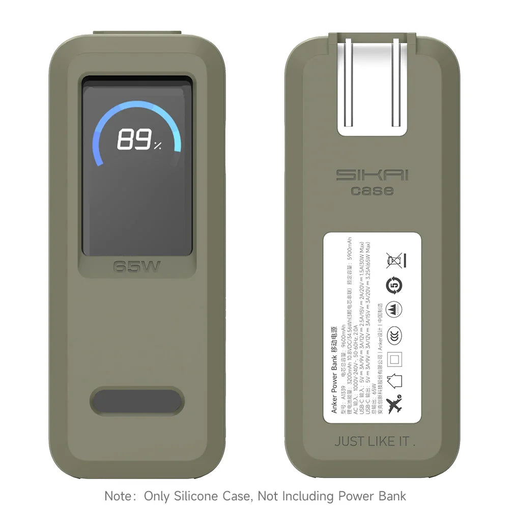 Powerbank met ingebouwde stekker