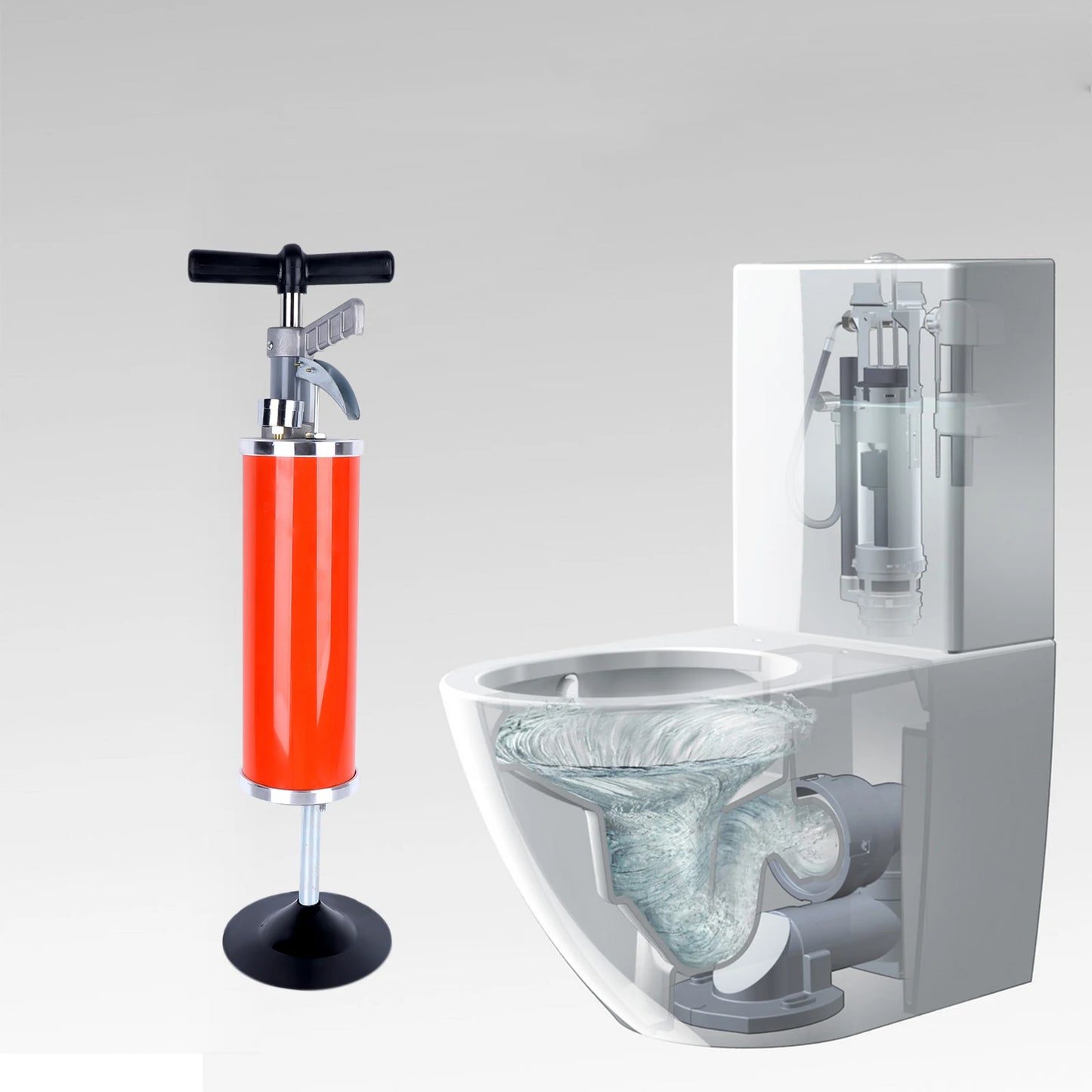 Zachte siliconen wc ontstopper – Geen beschadiging aan toilet