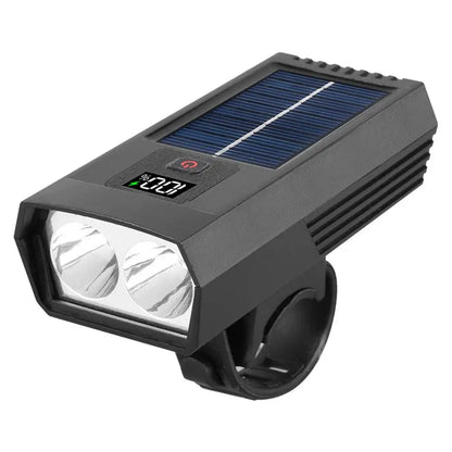 Fietslamp LED - Zonne-energie Power voor Veilige Nachtritten