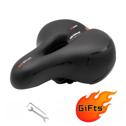 Fietszadel voor ontspannen fietshouding