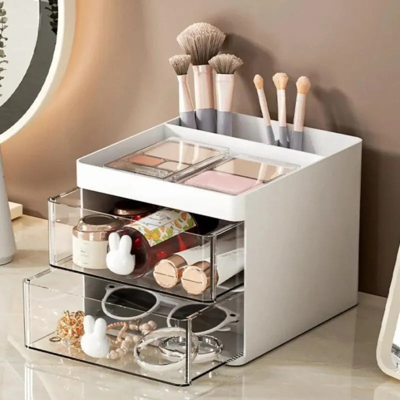 Transparante desk organizer – Zicht op al je spullen